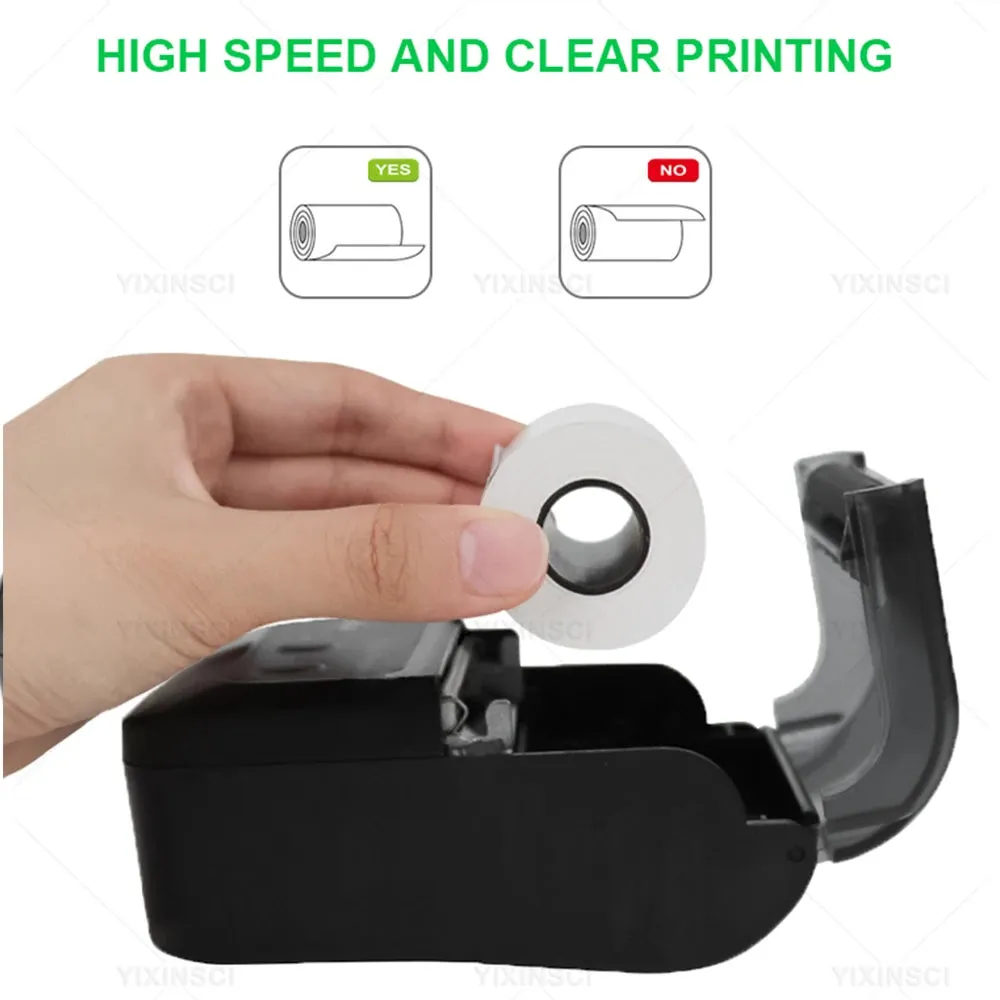 13407 Mini impresora portátil inalámbrica térmica de recibos
