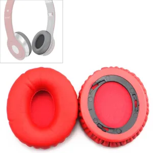 2-pack Leather Cover and Sponge Earmuffs for Beats Solo Hd / 1.0 Headphones