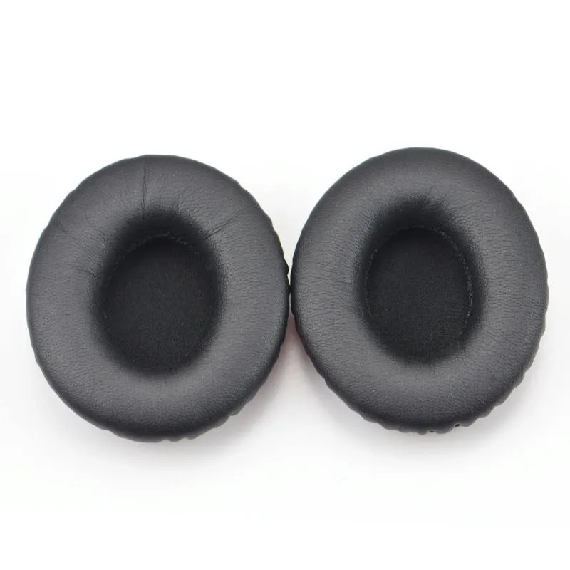 2-pack Leather Cover and Sponge Earmuffs for Beats Solo Hd / 1.0 Headphones