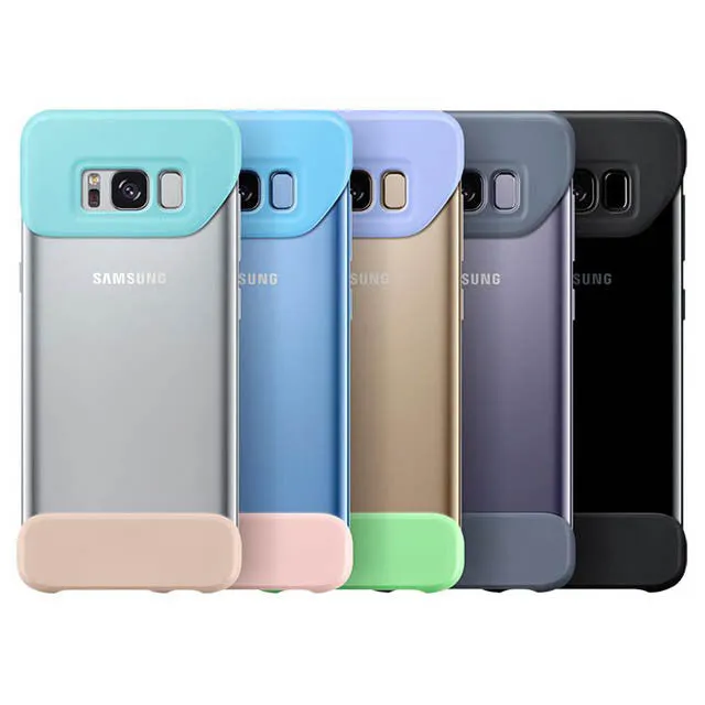 2-Piece Back Cover case for Samsung Galaxy S8 - Grey