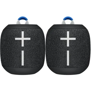 2x Ultimate Ears Wonderboom 2 Portable Waterproof Dustproof Wireless Bluetooth Speaker (Deep Space)