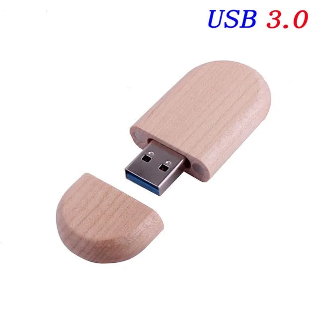 33rd Degree Scottish Rite USB Flash Drives - Wings Down Various Wood Colors