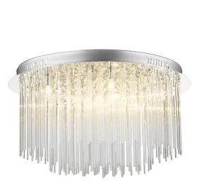 43462 8 Light Flush Icicle Ceiling Light
