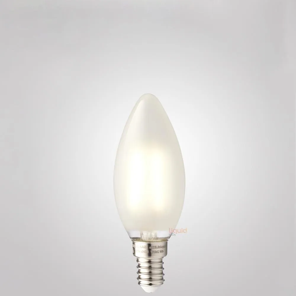 4W Candle LED Bulb E14 Frost in Natural White