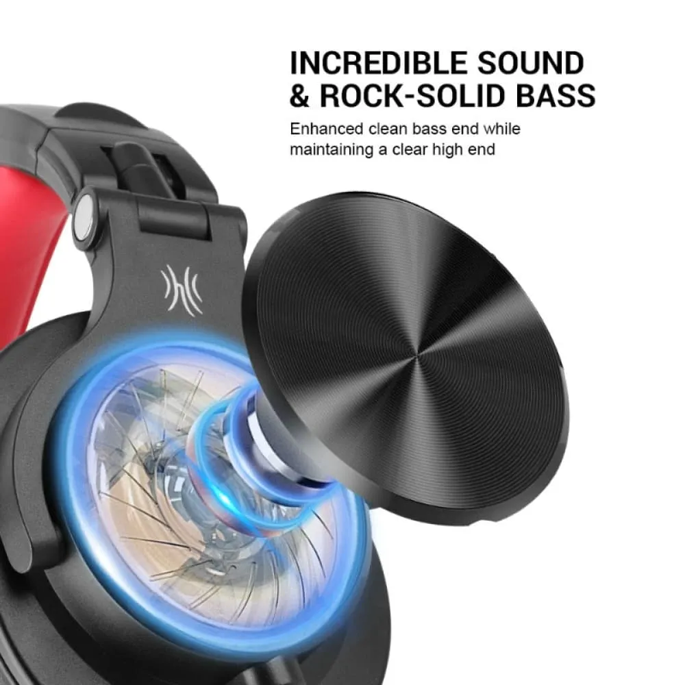 A71 Wired Over Ear Headphone with Mic Studio Dj Headphones Professional