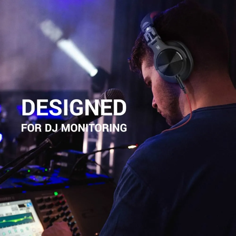 A71 Wired Over Ear Headphone with Mic Studio Dj Headphones Professional