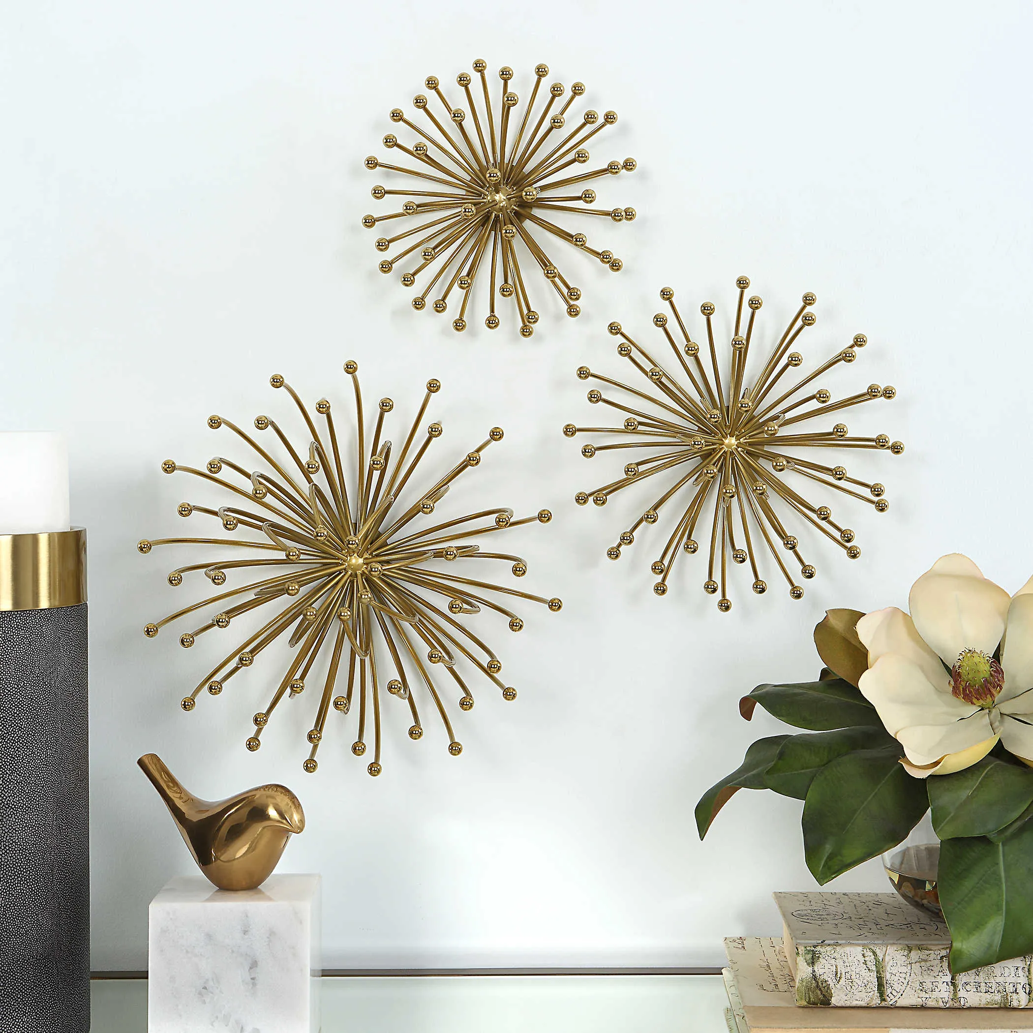 Aga Metal Wall Decor- Set of 3