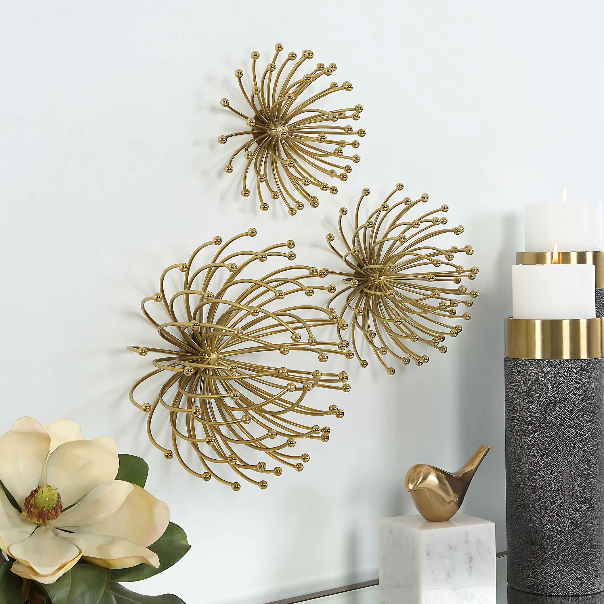 Aga Metal Wall Decor- Set of 3
