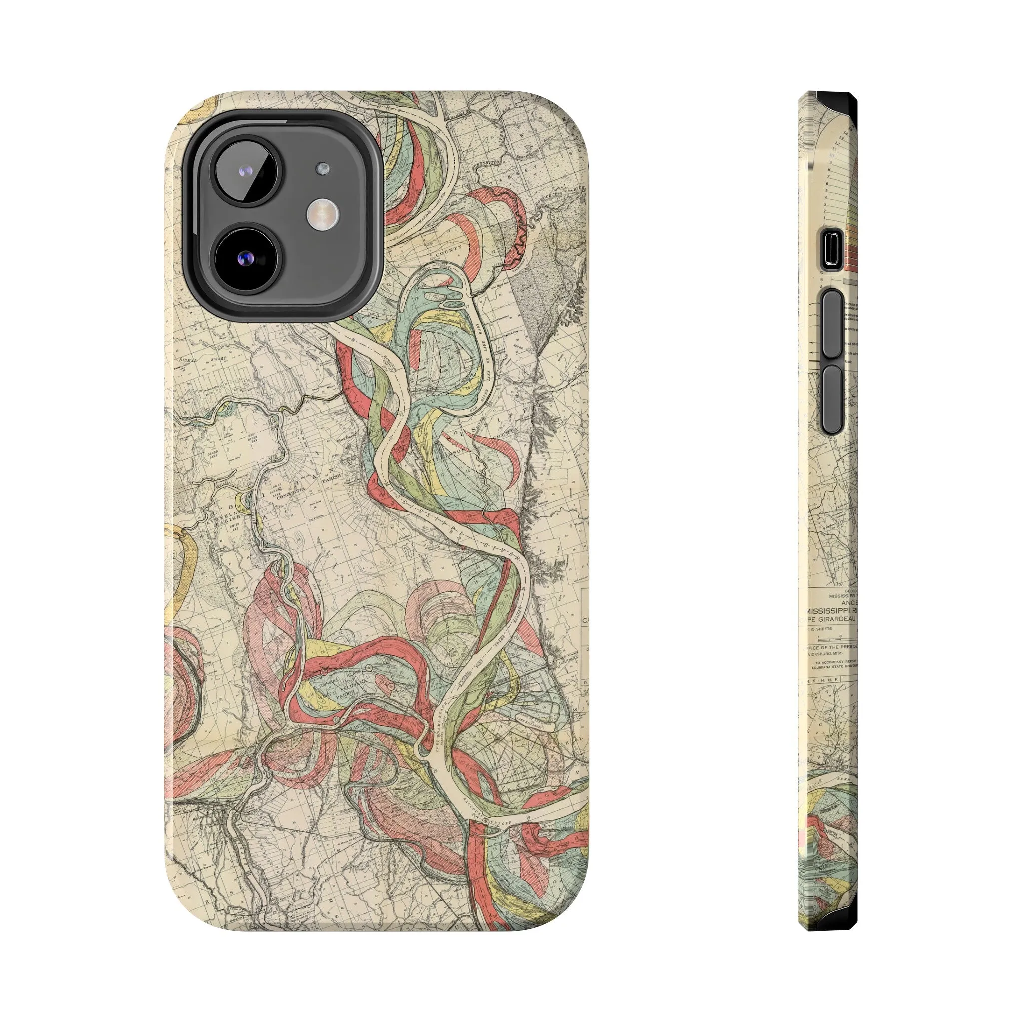 Ancient Courses Mississippi River Meander Tough Phone Cases