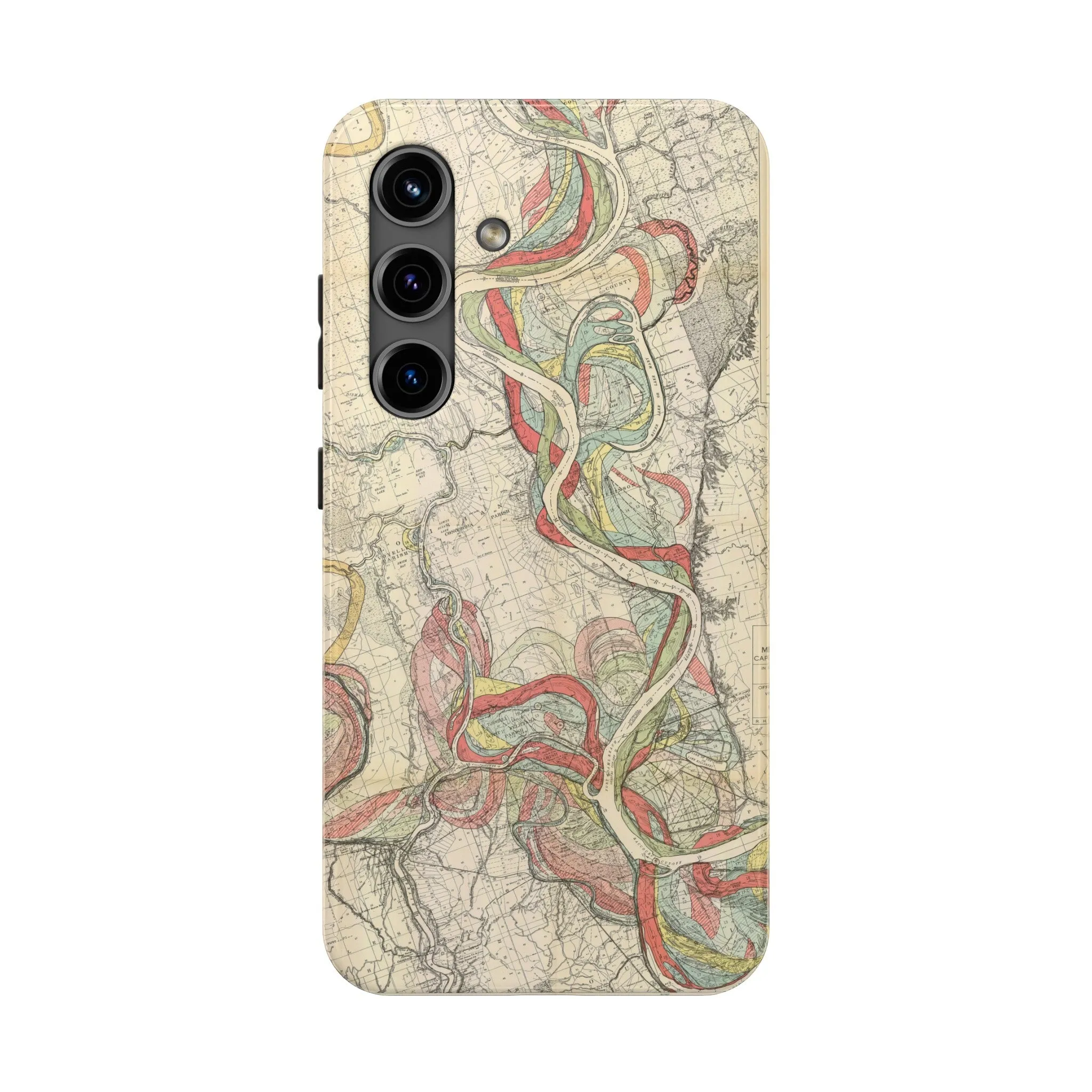 Ancient Courses Mississippi River Meander Tough Phone Cases