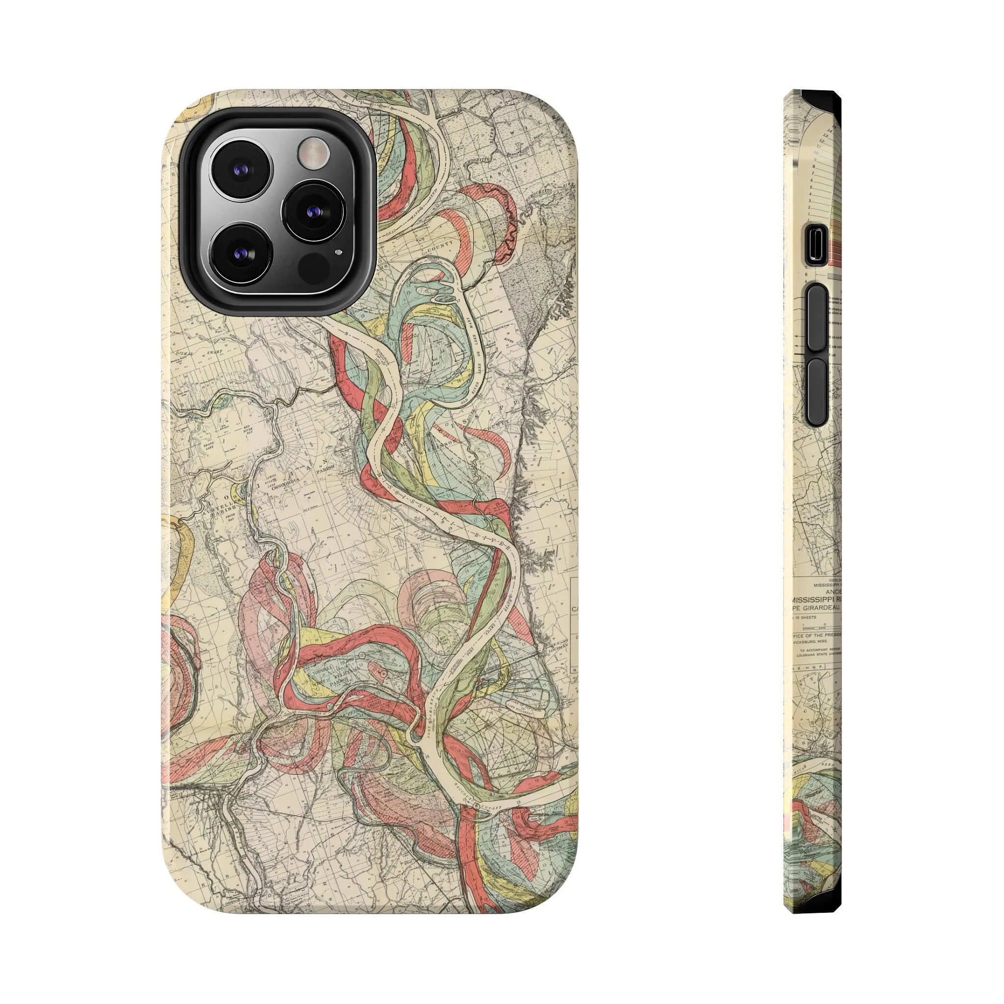 Ancient Courses Mississippi River Meander Tough Phone Cases