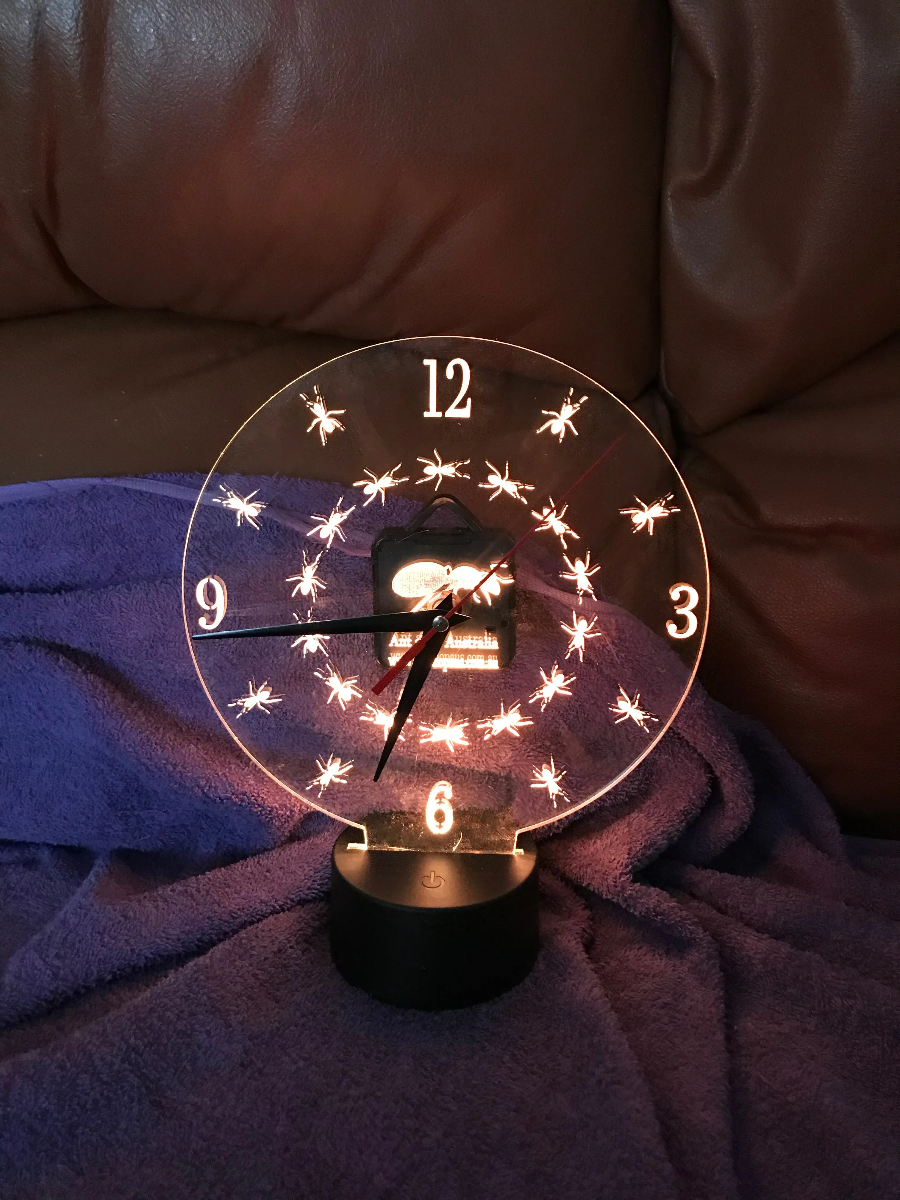 ANT CLOCK LIGHT and other Acrylic products