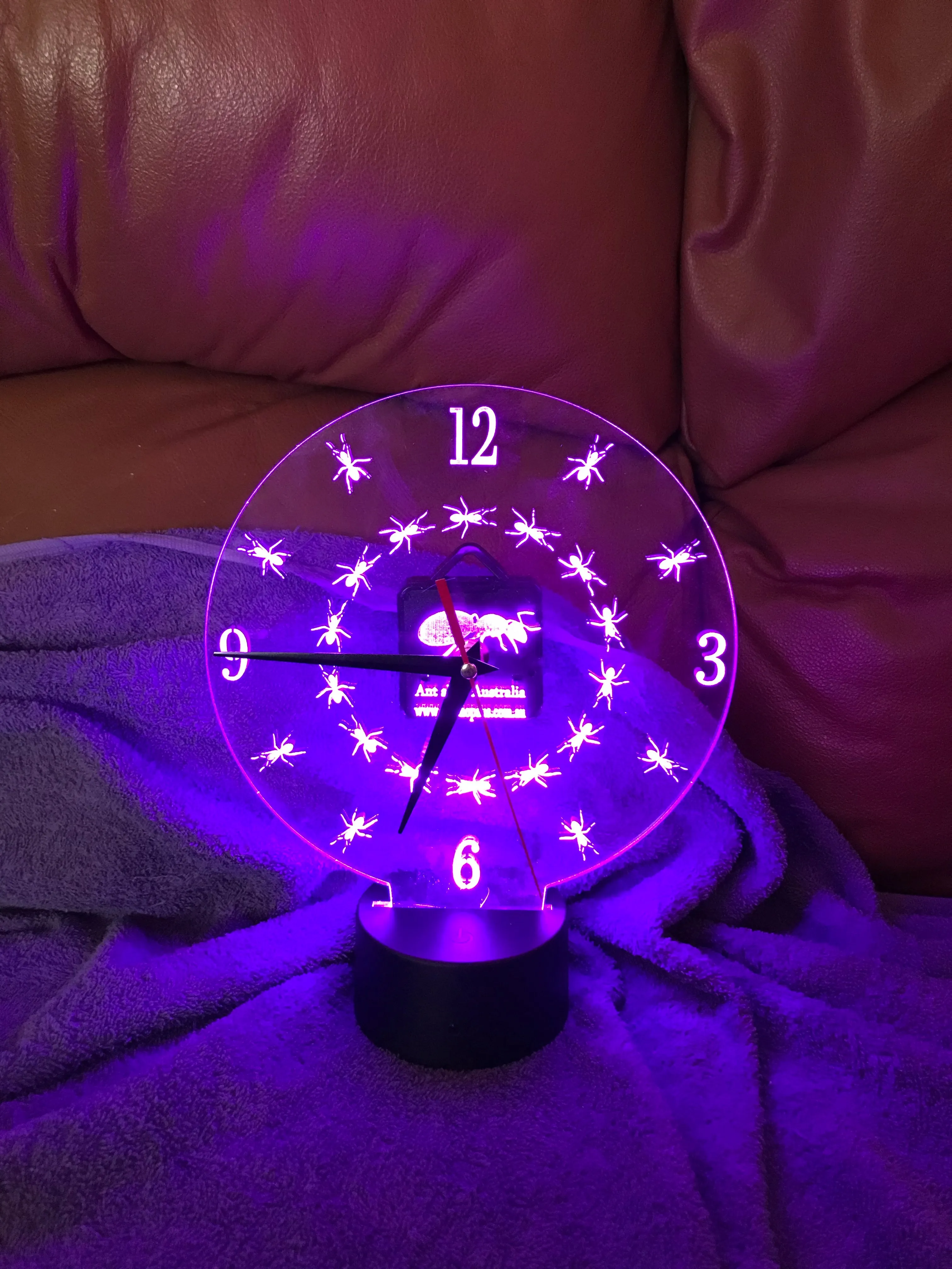 ANT CLOCK LIGHT and other Acrylic products