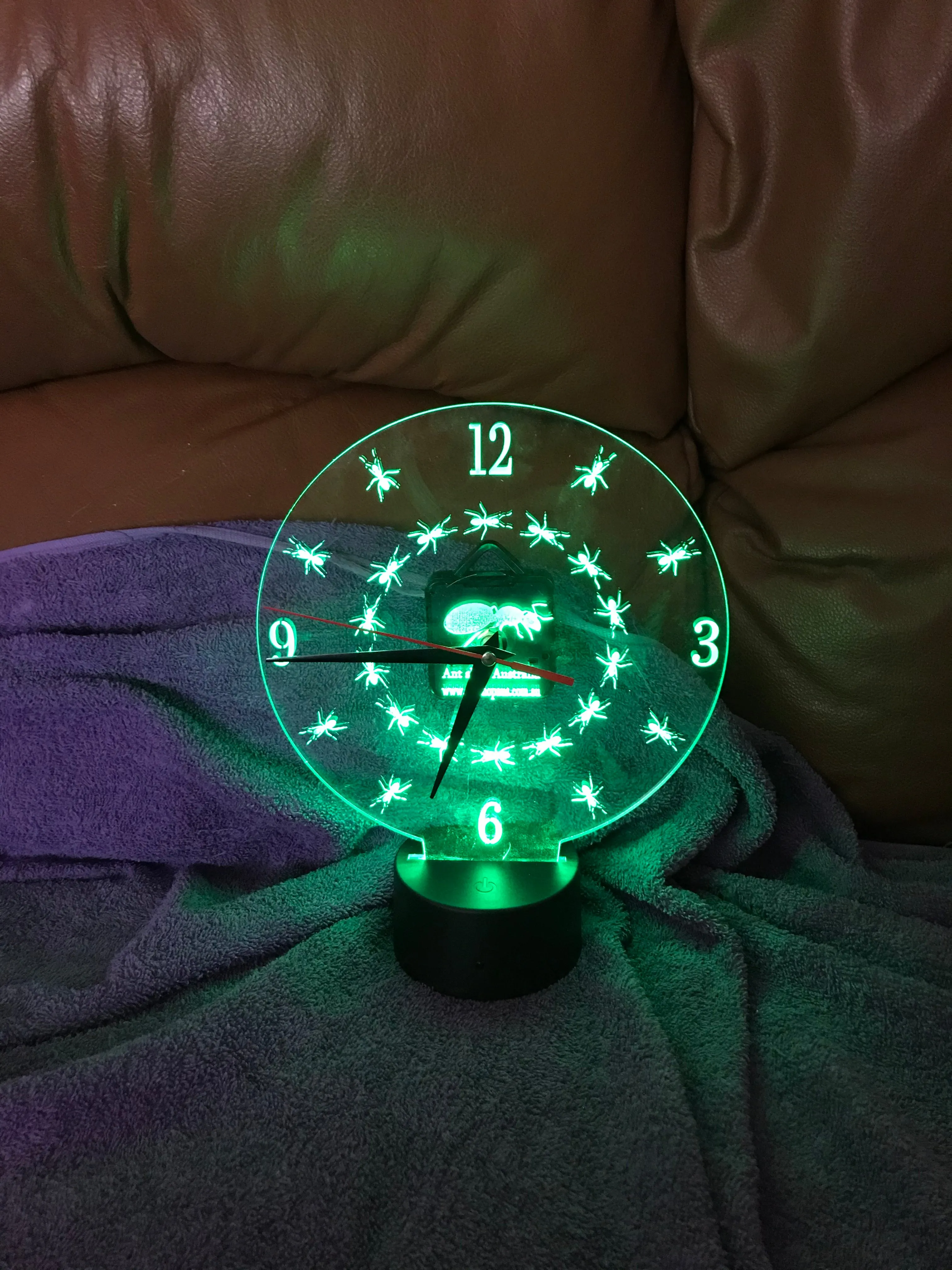 ANT CLOCK LIGHT and other Acrylic products
