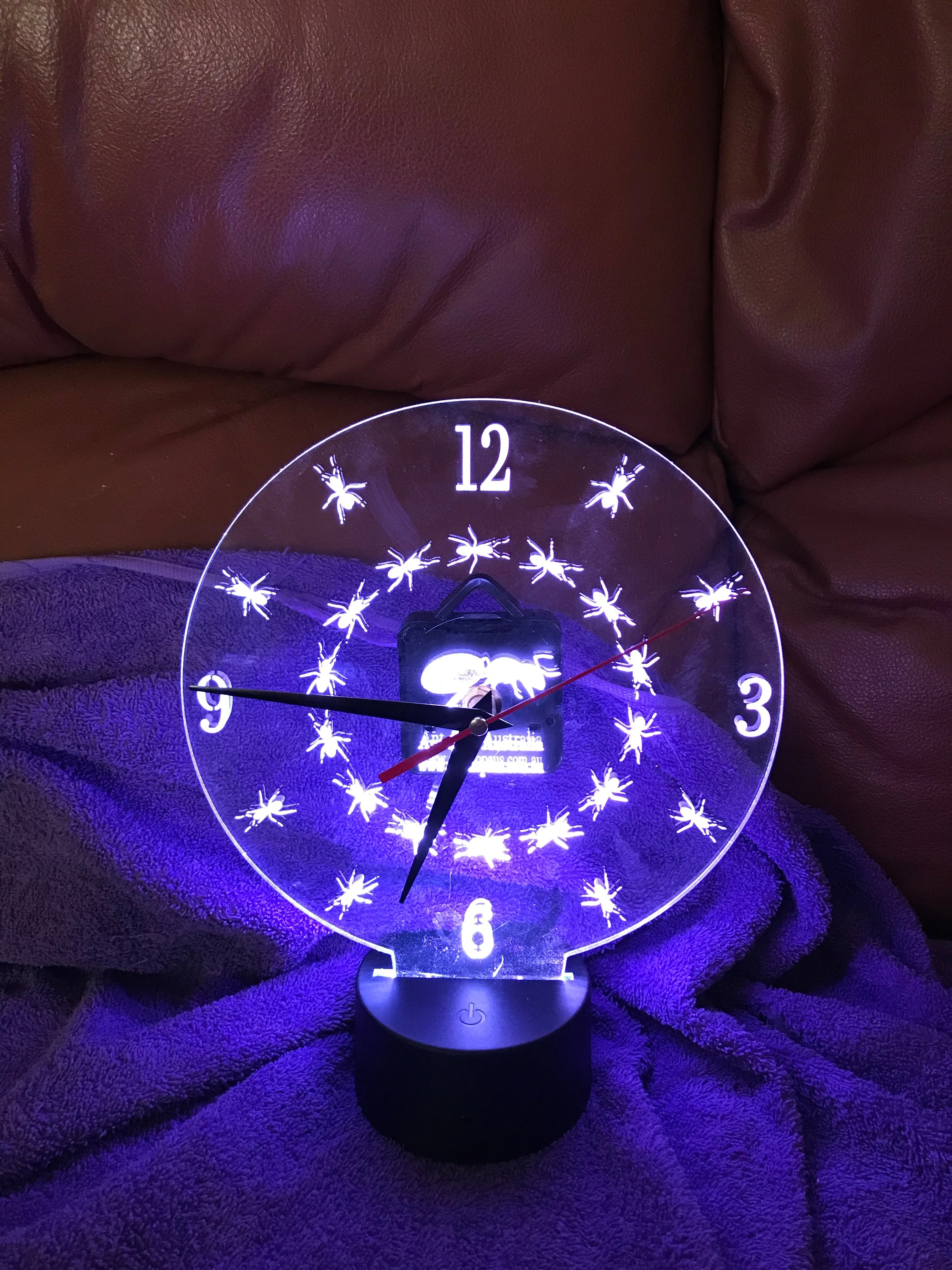 ANT CLOCK LIGHT and other Acrylic products