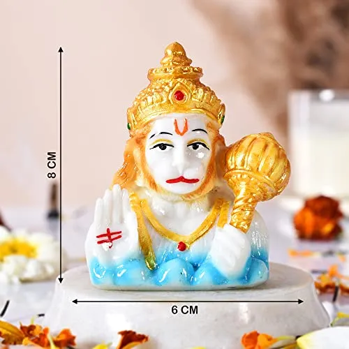 ascension Rakhi Gift Combo Rakhi with Hanuman Ji Idol for Gift Rakshabandhan Gift for Bhaiya Bhabhi Hanuman ji Showpiece with Rakhi Rakhi Gifts for Brother and Bhabhi