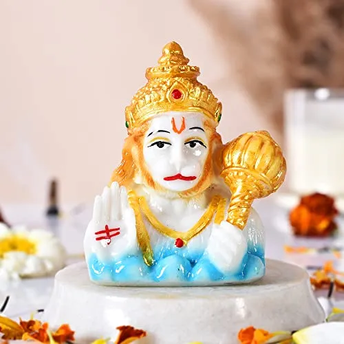 ascension Rakhi Gift Combo Rakhi with Hanuman Ji Idol for Gift Rakshabandhan Gift for Bhaiya Bhabhi Hanuman ji Showpiece with Rakhi Rakhi Gifts for Brother and Bhabhi