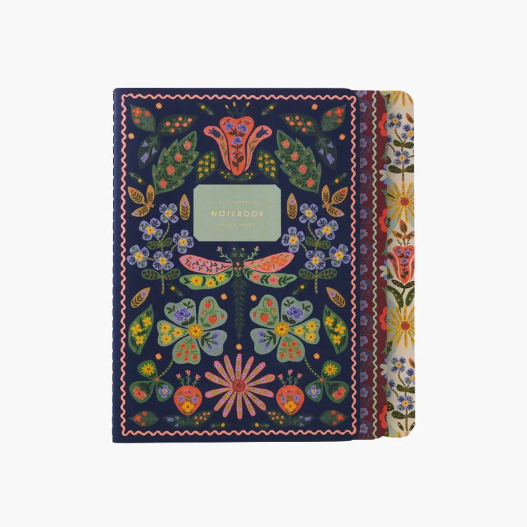 Assorted Posy Notebooks (Set of 3)