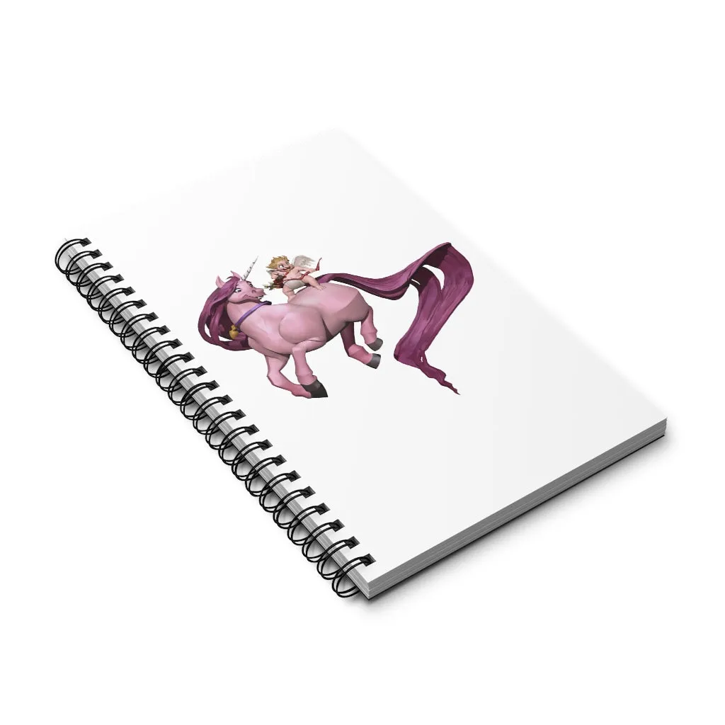 Baby Cupid and Horse Spiral Journal (EU)