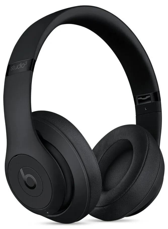 Beats Studio 3 Wireless Headphones, Matte Black