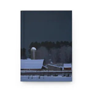 Ben Bauer: "Moonset, 7 Minutes to Sun Up" - Hardcover Journal Matte