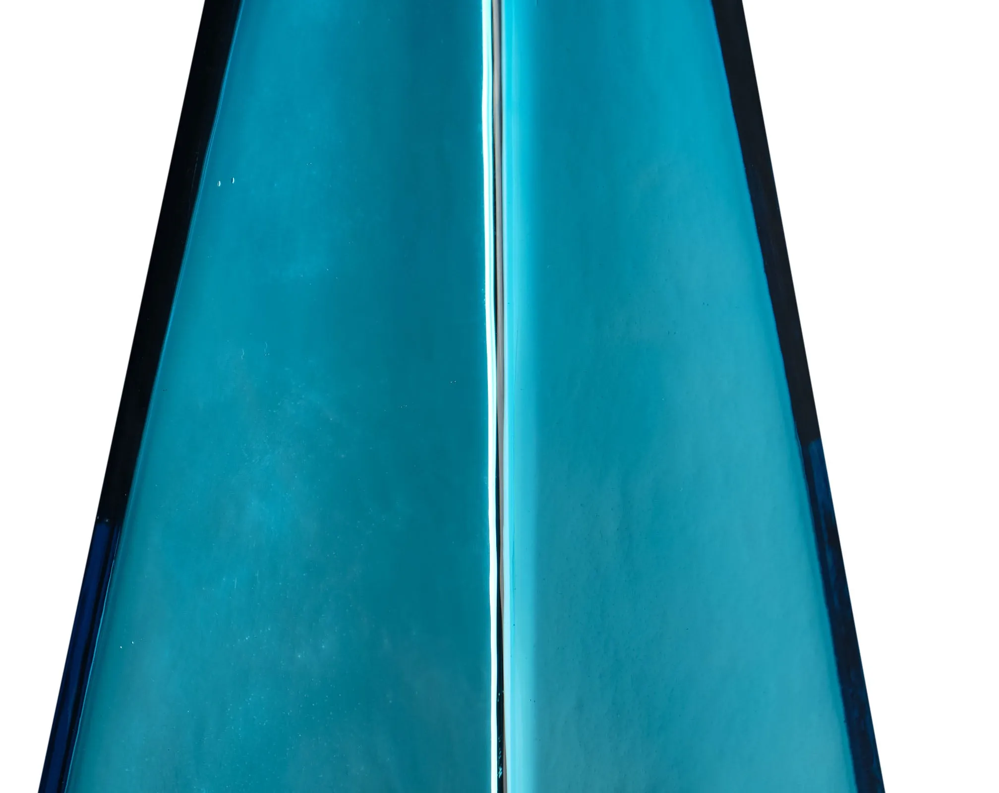 Blue “Specchiate” Murano Glass Lamps