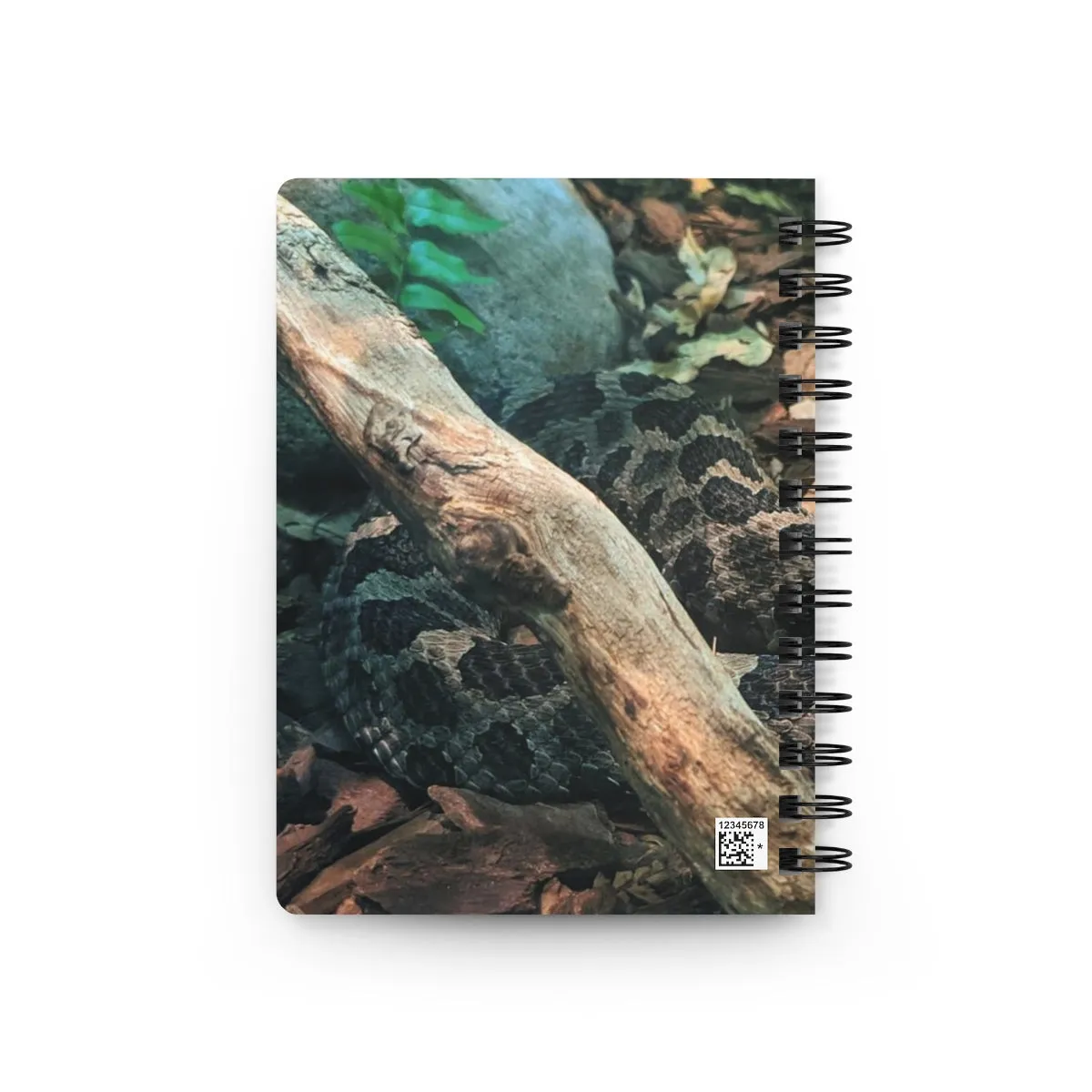Brown and Black Snake Spiral Bound Journal