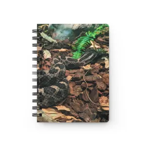 Brown and Black Snake Spiral Bound Journal