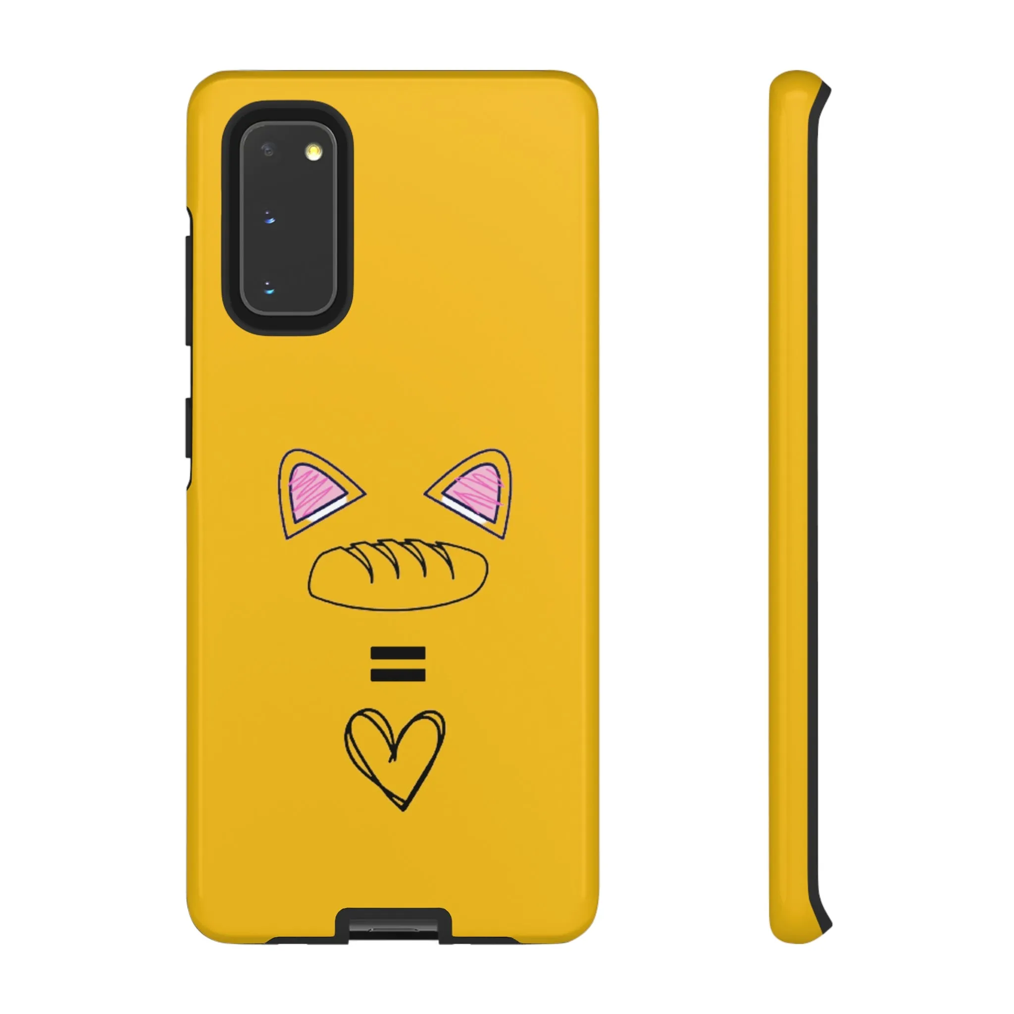 cat loaf yellow tough case