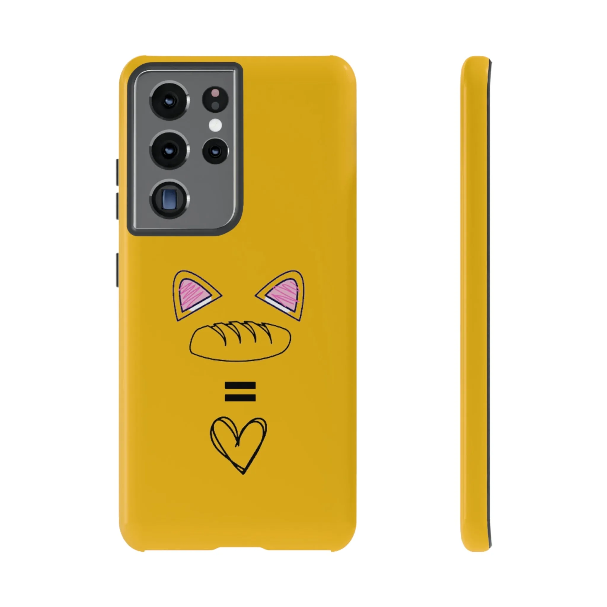 cat loaf yellow tough case