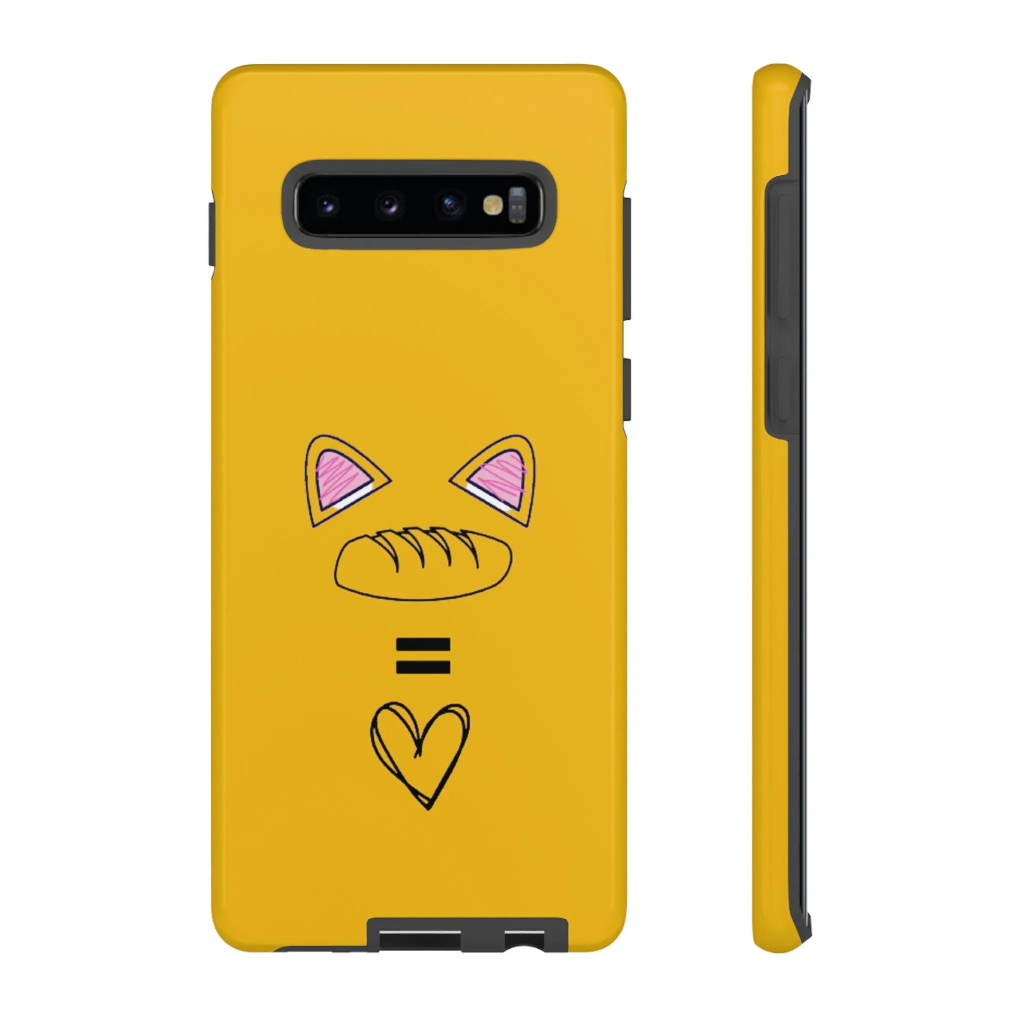 cat loaf yellow tough case