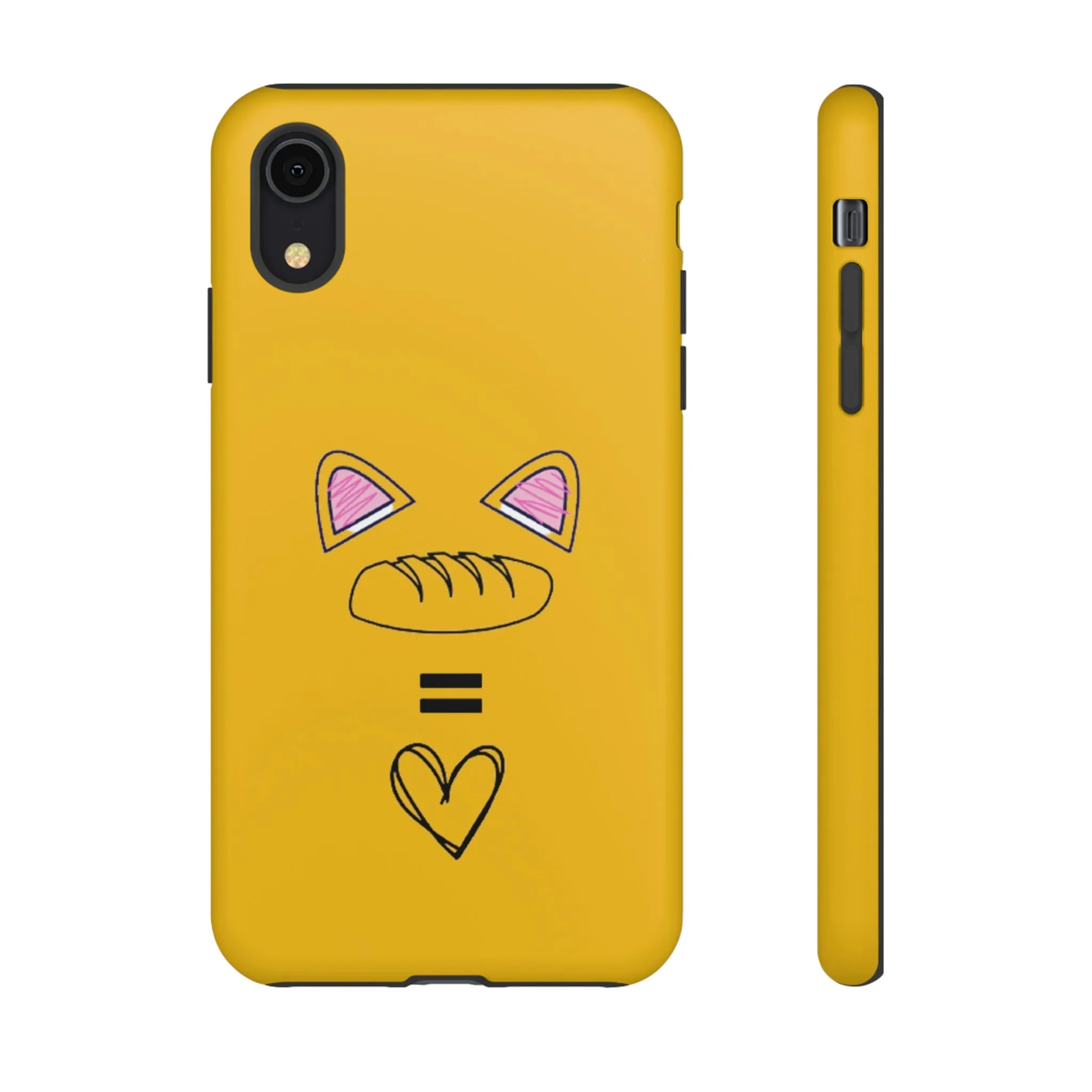 cat loaf yellow tough case