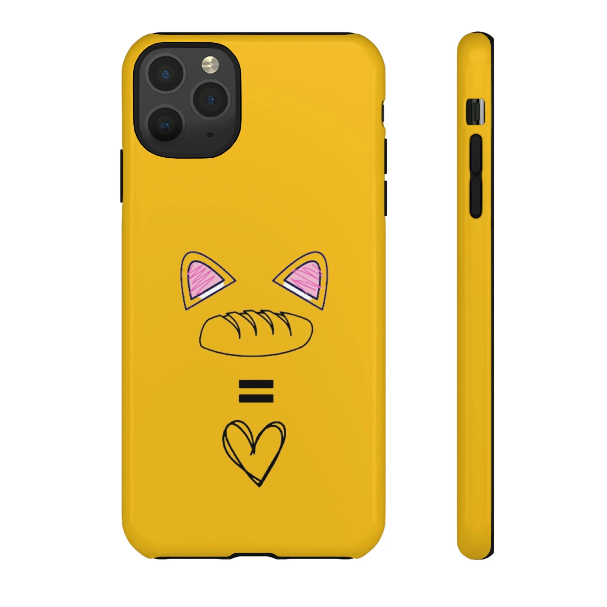 cat loaf yellow tough case