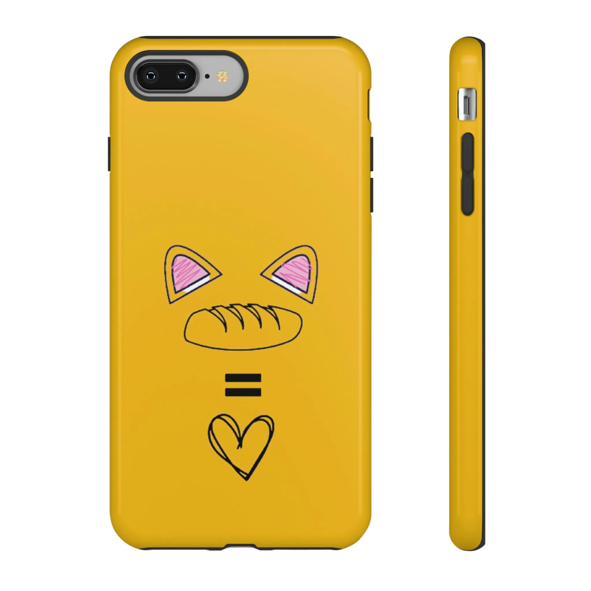 cat loaf yellow tough case