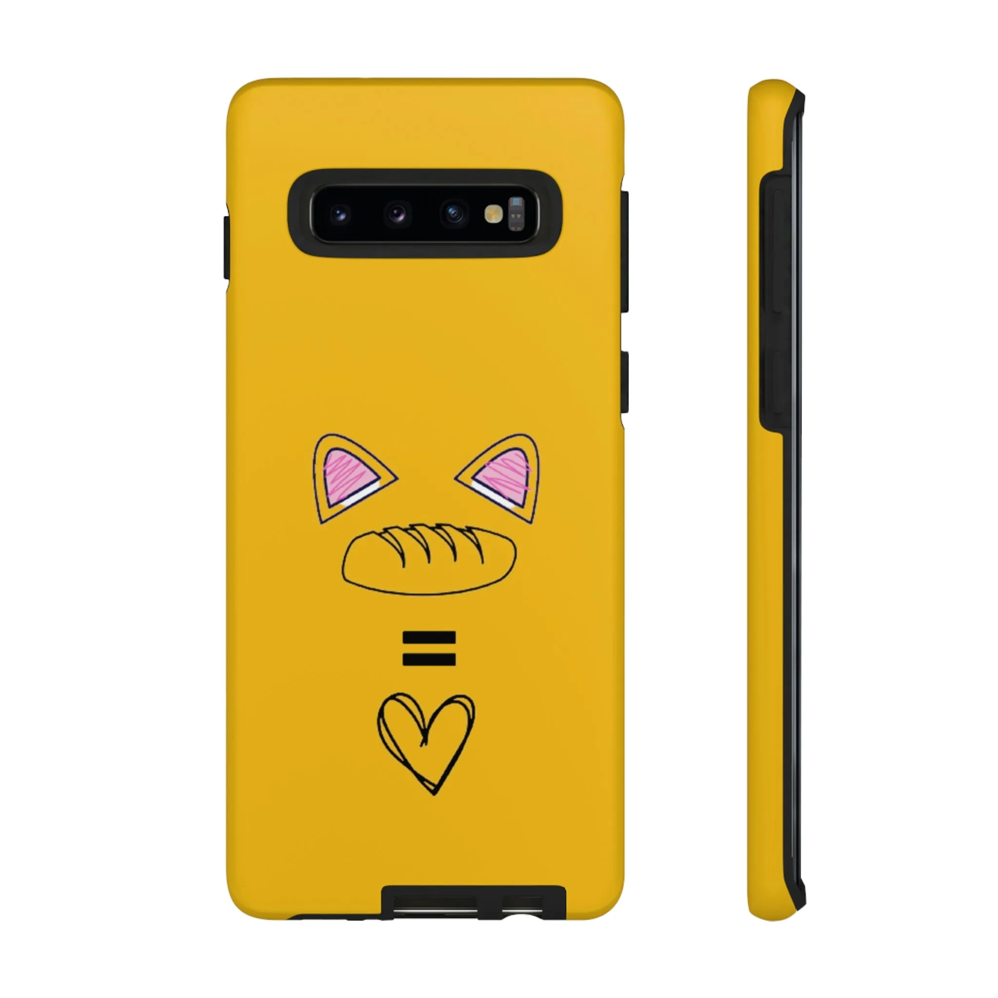 cat loaf yellow tough case
