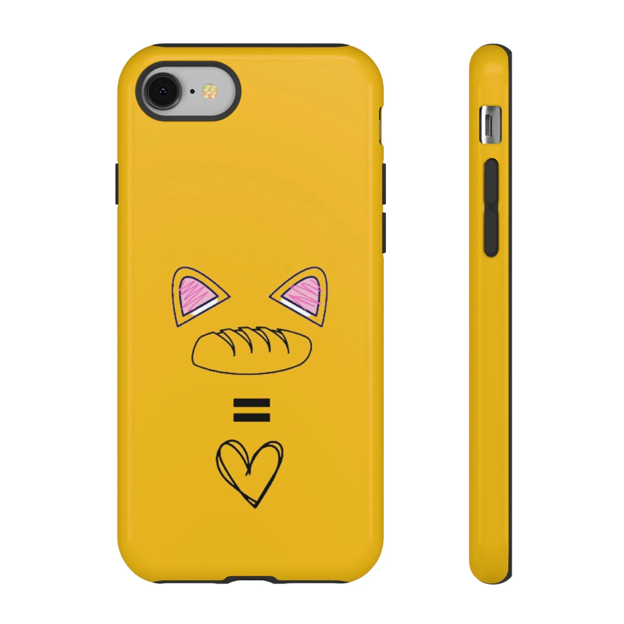 cat loaf yellow tough case
