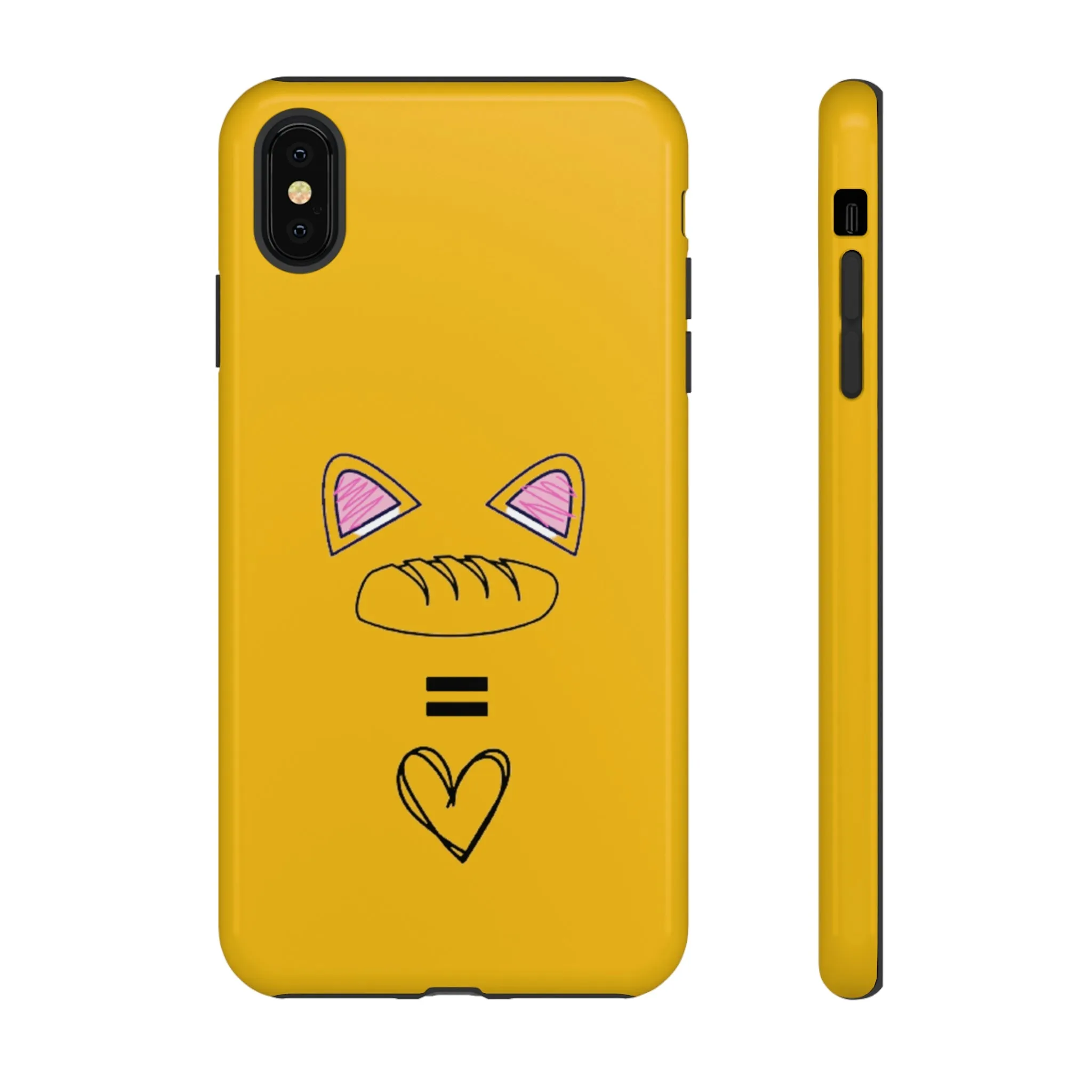 cat loaf yellow tough case