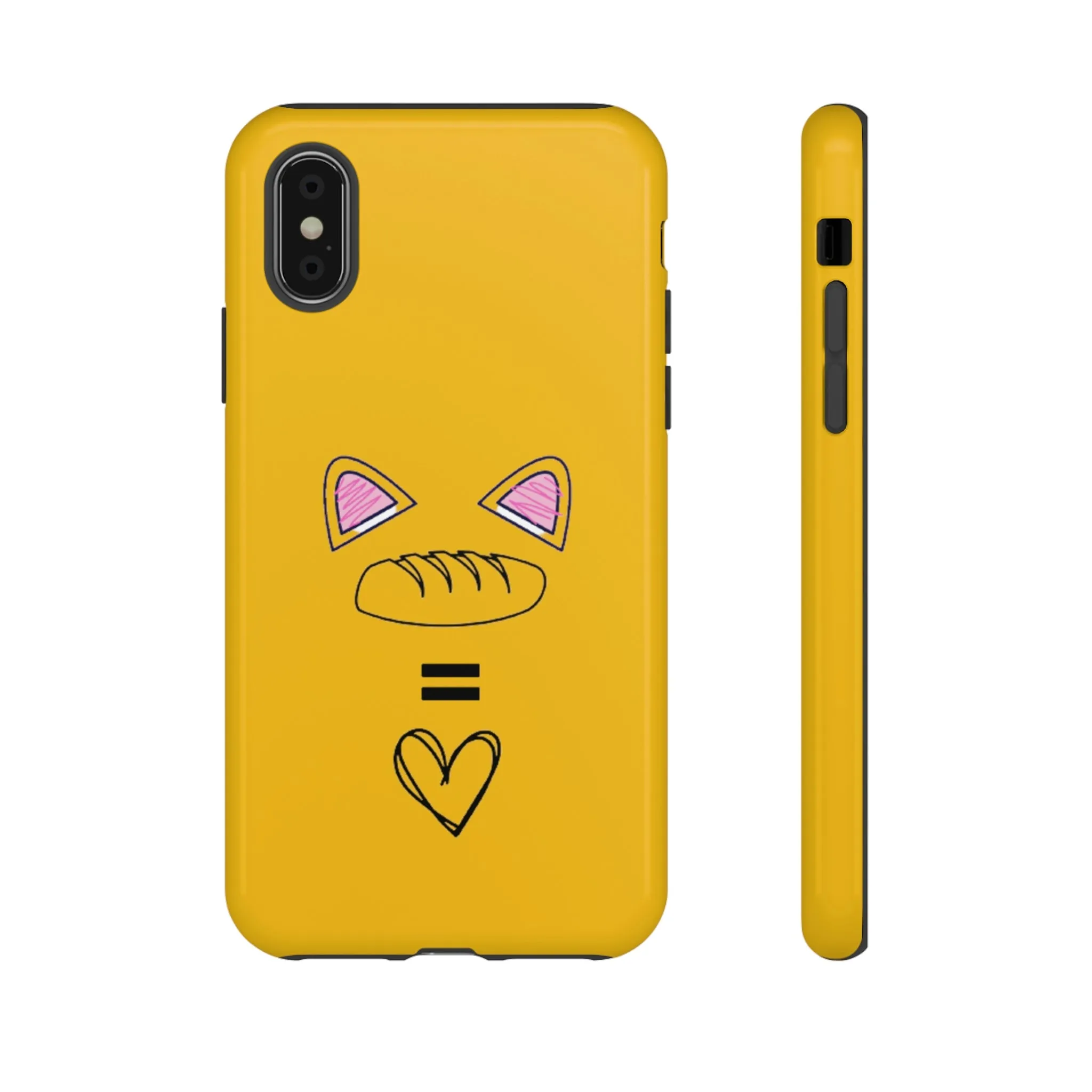 cat loaf yellow tough case