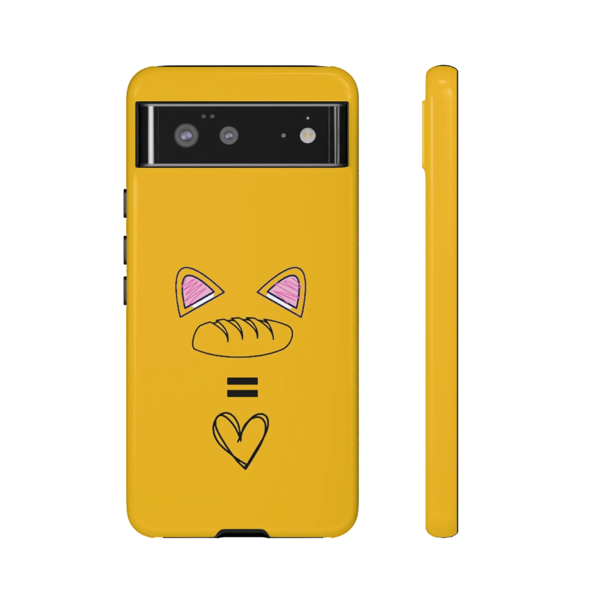 cat loaf yellow tough case