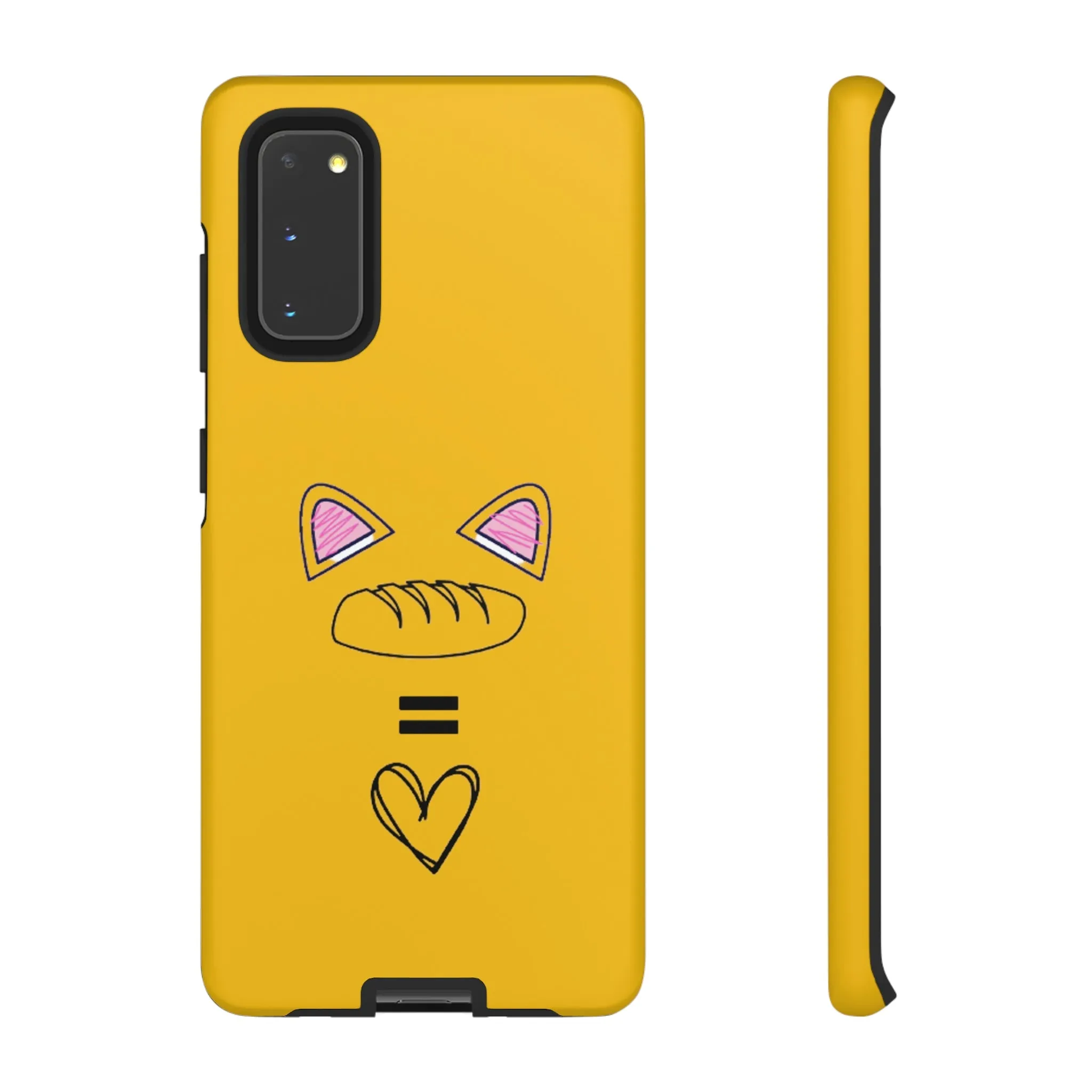 cat loaf yellow tough case