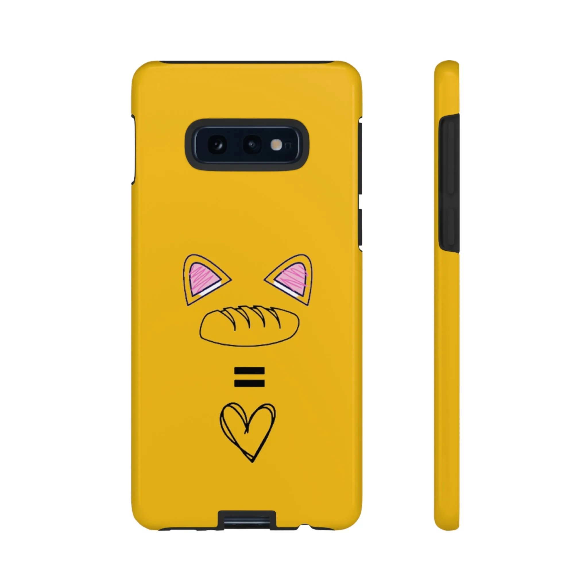 cat loaf yellow tough case
