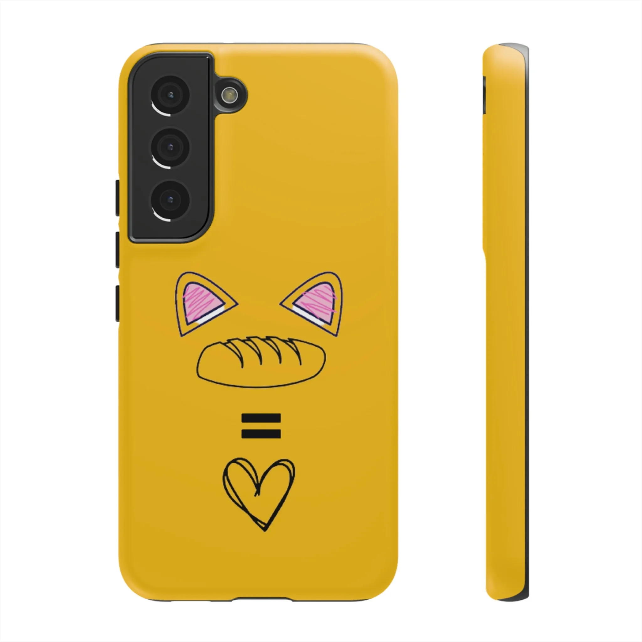 cat loaf yellow tough case