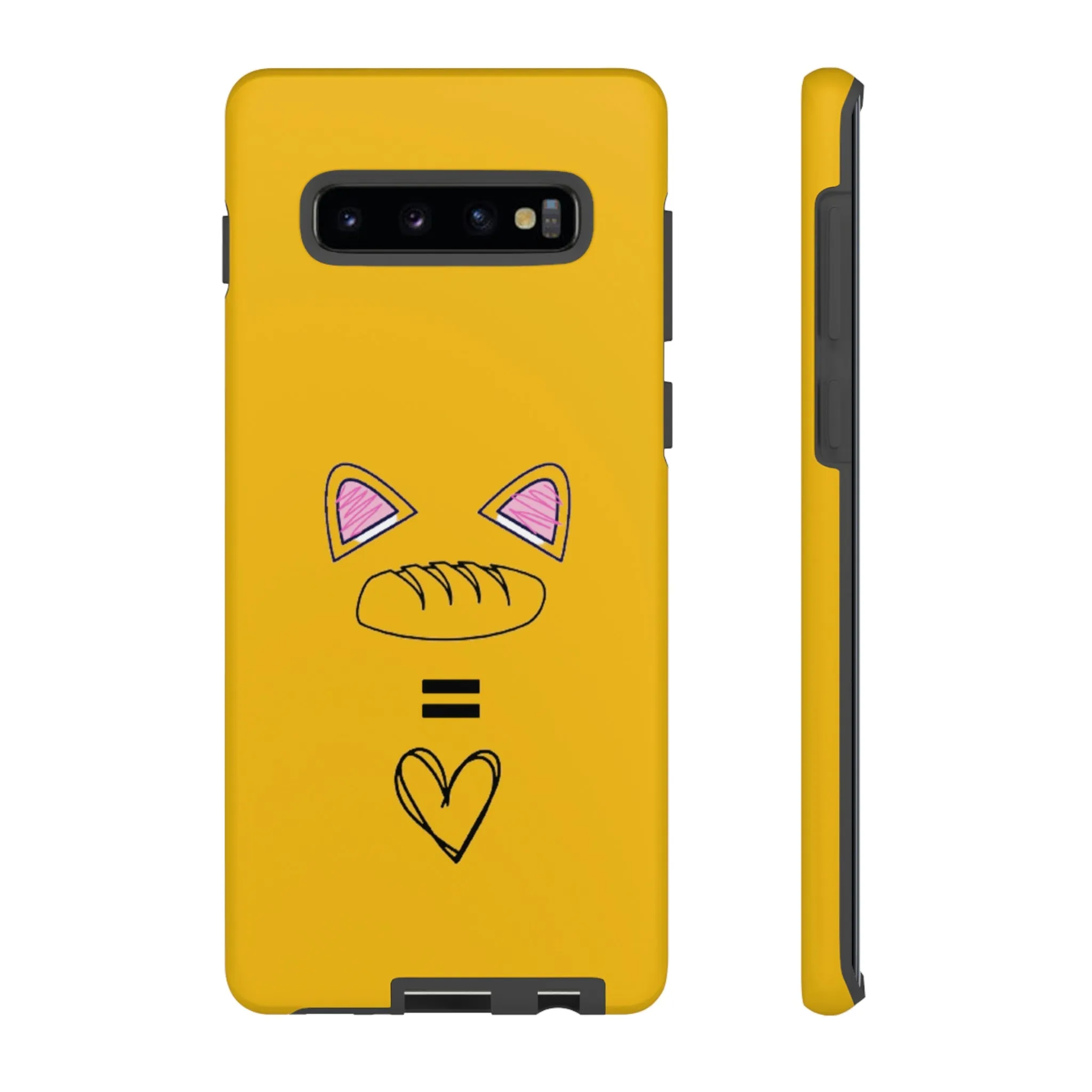 cat loaf yellow tough case