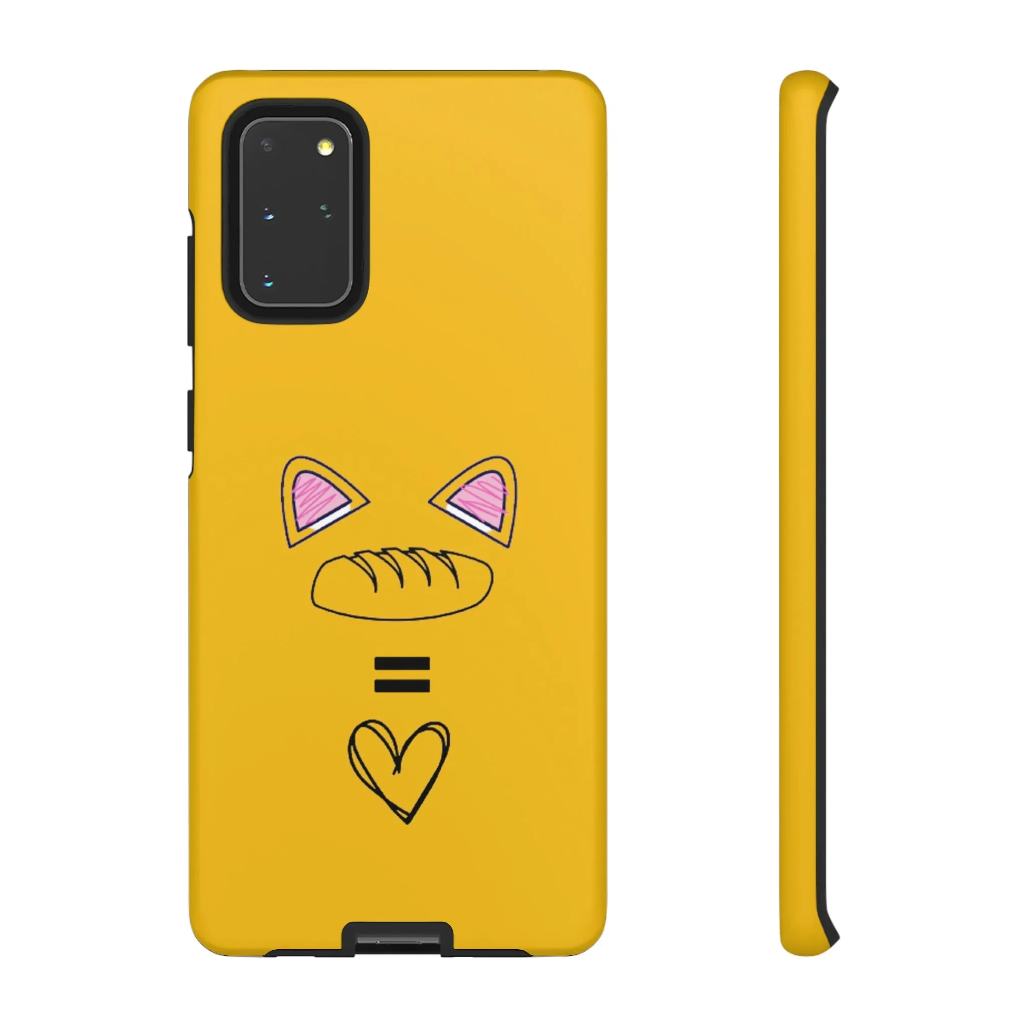 cat loaf yellow tough case