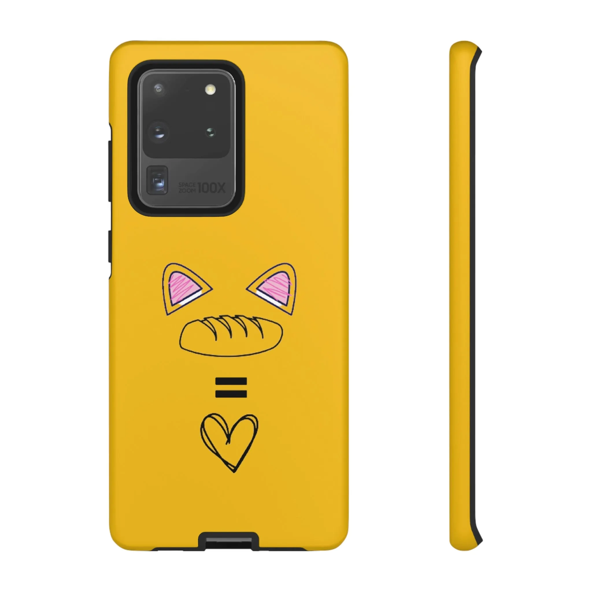 cat loaf yellow tough case