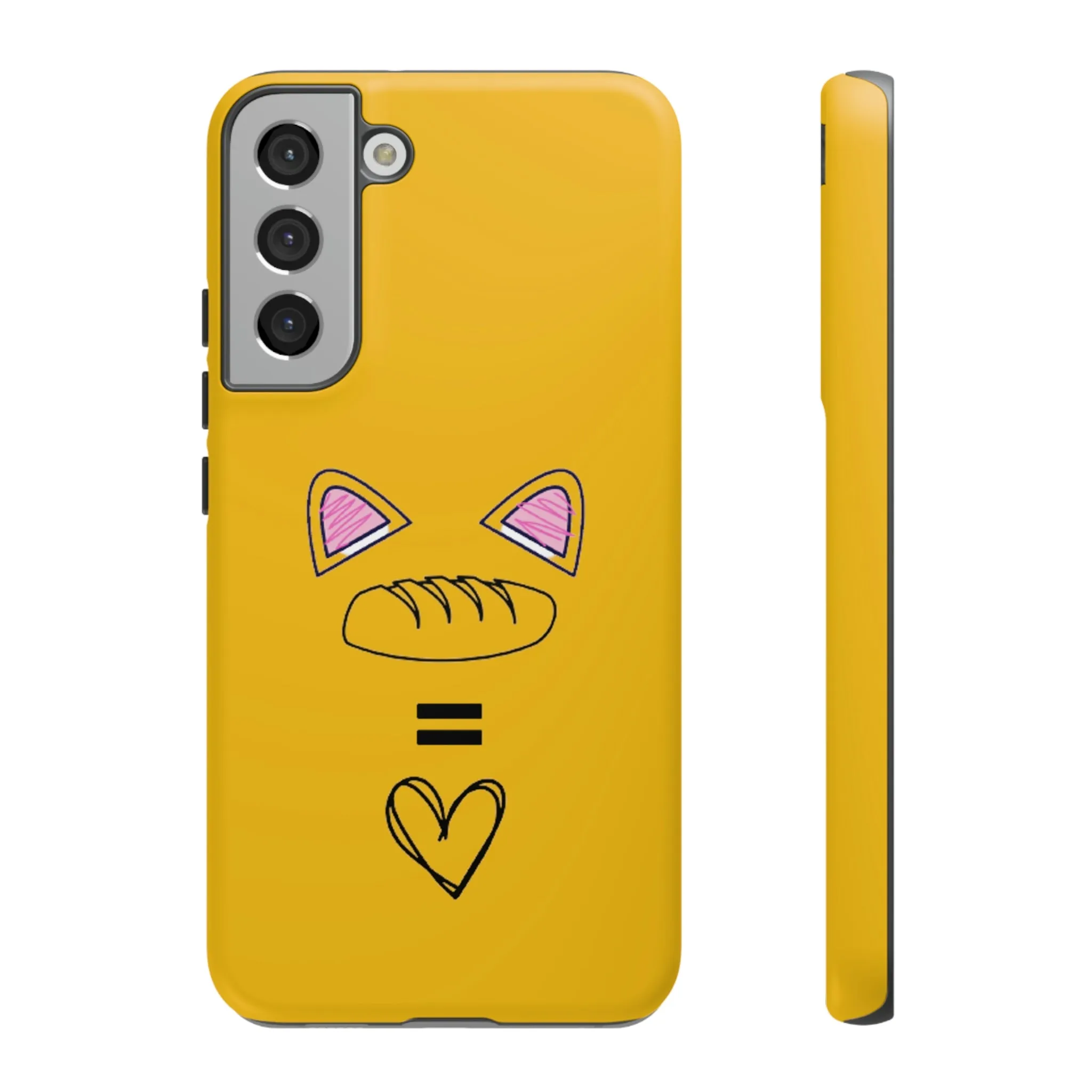 cat loaf yellow tough case