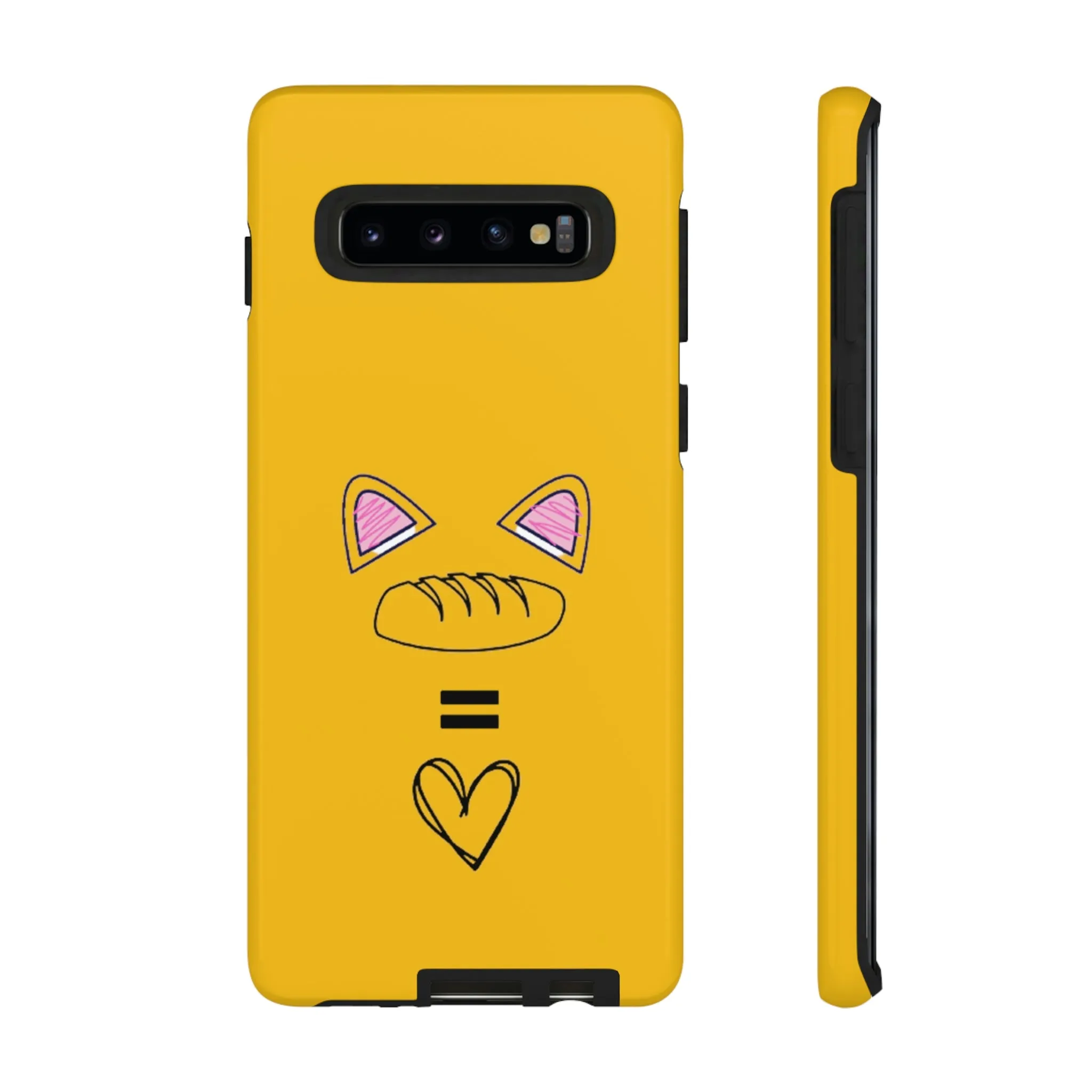 cat loaf yellow tough case