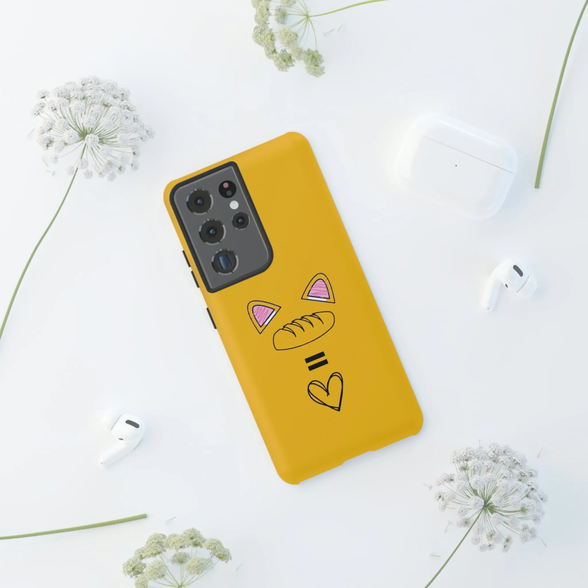 cat loaf yellow tough case