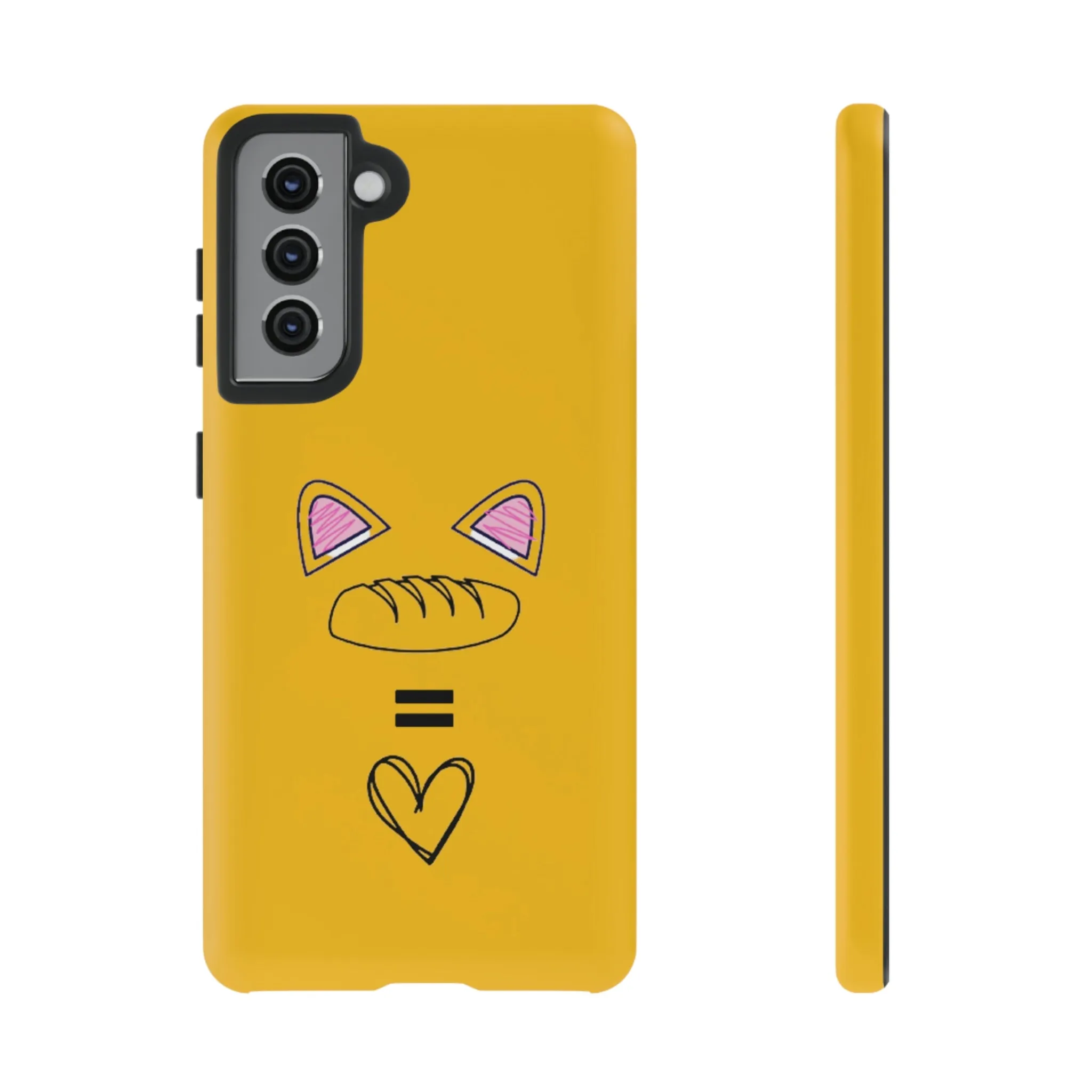 cat loaf yellow tough case
