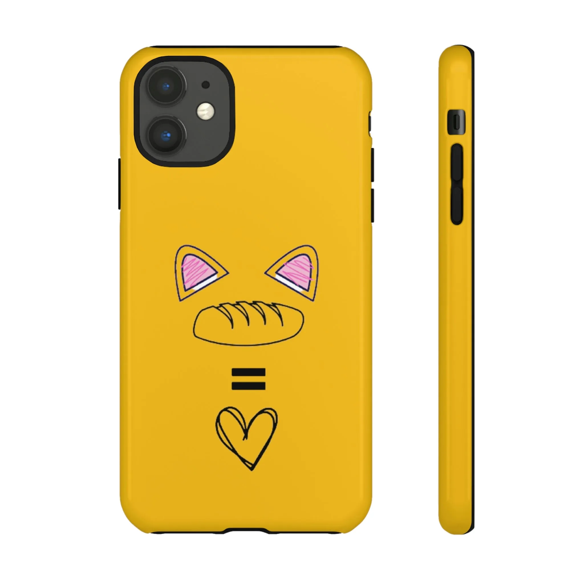 cat loaf yellow tough case